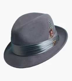 Stacy Adams Ash Fedora Gray Hot