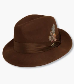 Stacy Adams Ash Fedora Brown Online