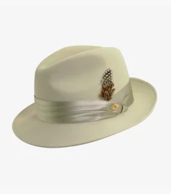 Stacy Adams Ash Fedora Stone New