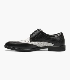 Stacy Adams Asher Black w/White Online