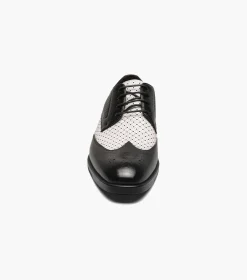 Stacy Adams Asher Black w/White Online
