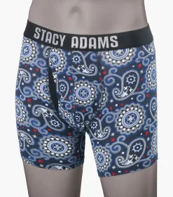 Stacy Adams Boxer Brief Blue Hot