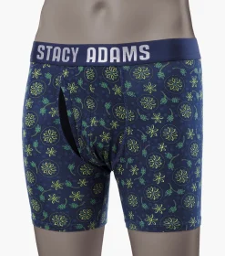Stacy Adams Boxer Brief Navy/Green Discount