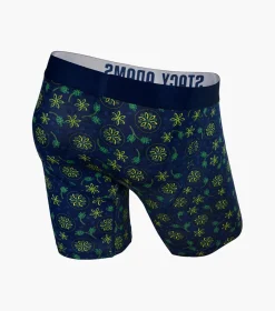 Stacy Adams Boxer Brief Navy/Green Discount