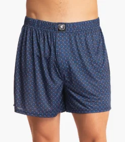 Stacy Adams Boxer Shorts Indigo and Gray Best