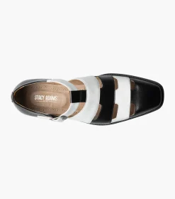 Stacy Adams Calderon Black w/White Hot