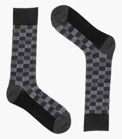 Stacy Adams Checked Herringbone Black/Gray Sale
