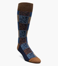 Stacy Adams Checkered Paisley Tan Multi Online