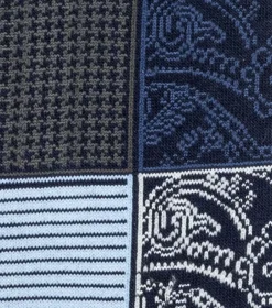 Stacy Adams Checkered Paisley Blue Online