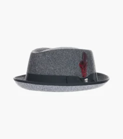 Stacy Adams Cranston Fedora Charcoal Hot