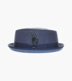Stacy Adams Cranston Fedora Navy Discount