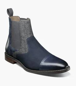 Stacy Adams Finney Navy Multi Hot