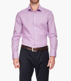 Stacy Adams Grantham Dress Shirt Lilac Hot