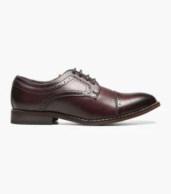Stacy Adams Kids Dickinson Burgundy Hot