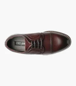 Stacy Adams Kids Dickinson Burgundy Hot