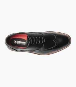 Stacy Adams Macarthur Black Smooth