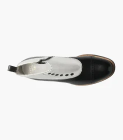 Stacy Adams Madison Black w/White Clearance