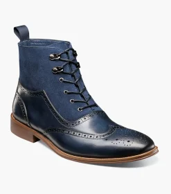 Stacy Adams Malone Navy New
