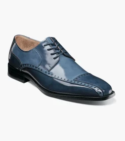 Stacy Adams Plaza Blue Multi Hot