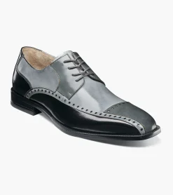 Stacy Adams Plaza Black/Gray New