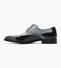 Stacy Adams Plaza Black/Gray New