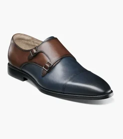 Stacy Adams Raythorne Navy/Brown Hot