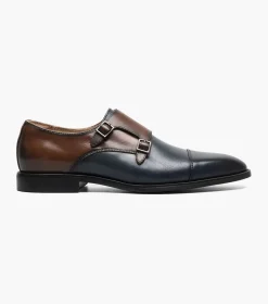 Stacy Adams Raythorne Navy/Brown Hot