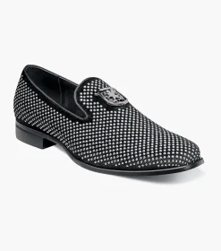 Stacy Adams Swagger Black and Silver Hot