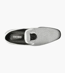 Stacy Adams Swagger Black w/White New
