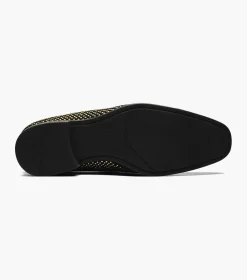 Stacy Adams Swagger Black and Gold Best
