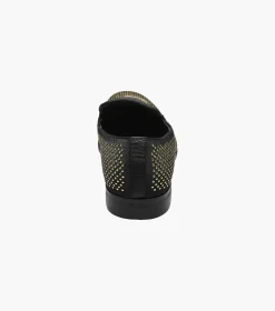 Stacy Adams Swagger Black and Gold Best