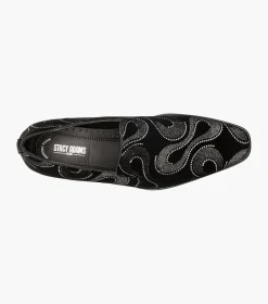 Stacy Adams Swainson Black and Silver Outlet