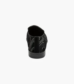 Stacy Adams Swainson Black and Silver Outlet
