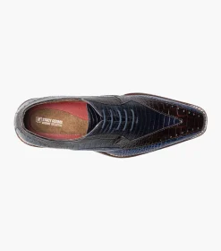 Stacy Adams Tallero Dark Blue Multi Discount