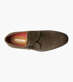 Stacy Adams Taylen Brown Suede Discount